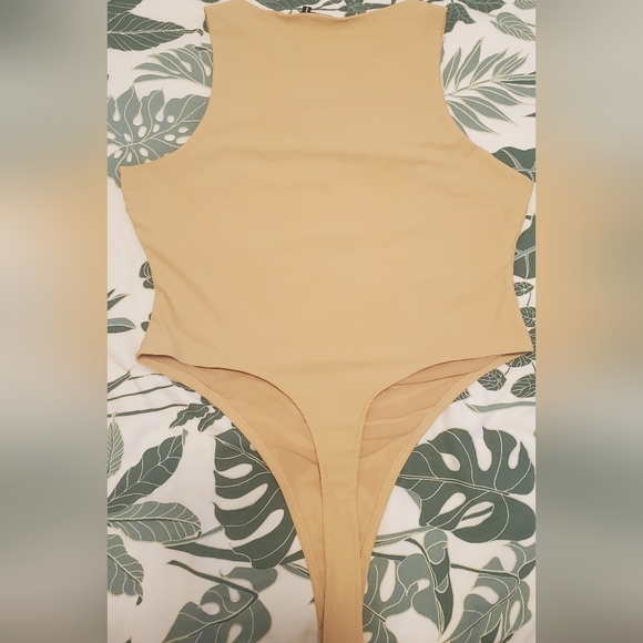 ASOS Design Brown Racer Bodysuit - Picture 5 of 6